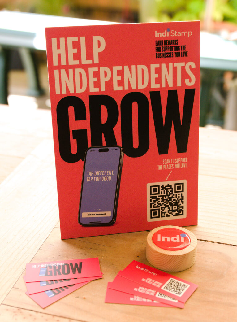 IndiStamp point-of-sale materials